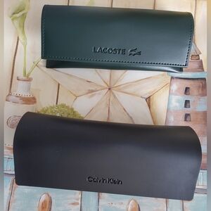 Lacoste and Calvin Klein Sunglass Cases
